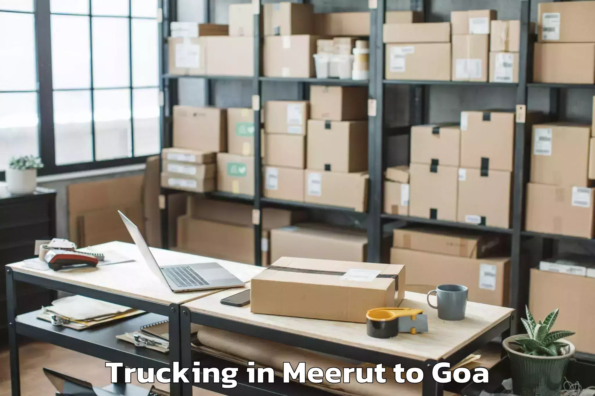 Quality Meerut to Candolim Trucking